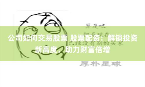 公司如何交易股票 股票配资：解锁投资新高度，助力财富倍增