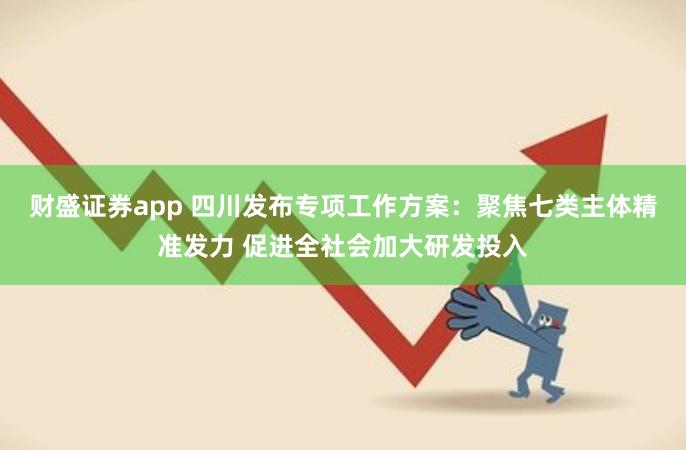 财盛证券app 四川发布专项工作方案：聚焦七类主体精准发力 促进全社会加大研发投入